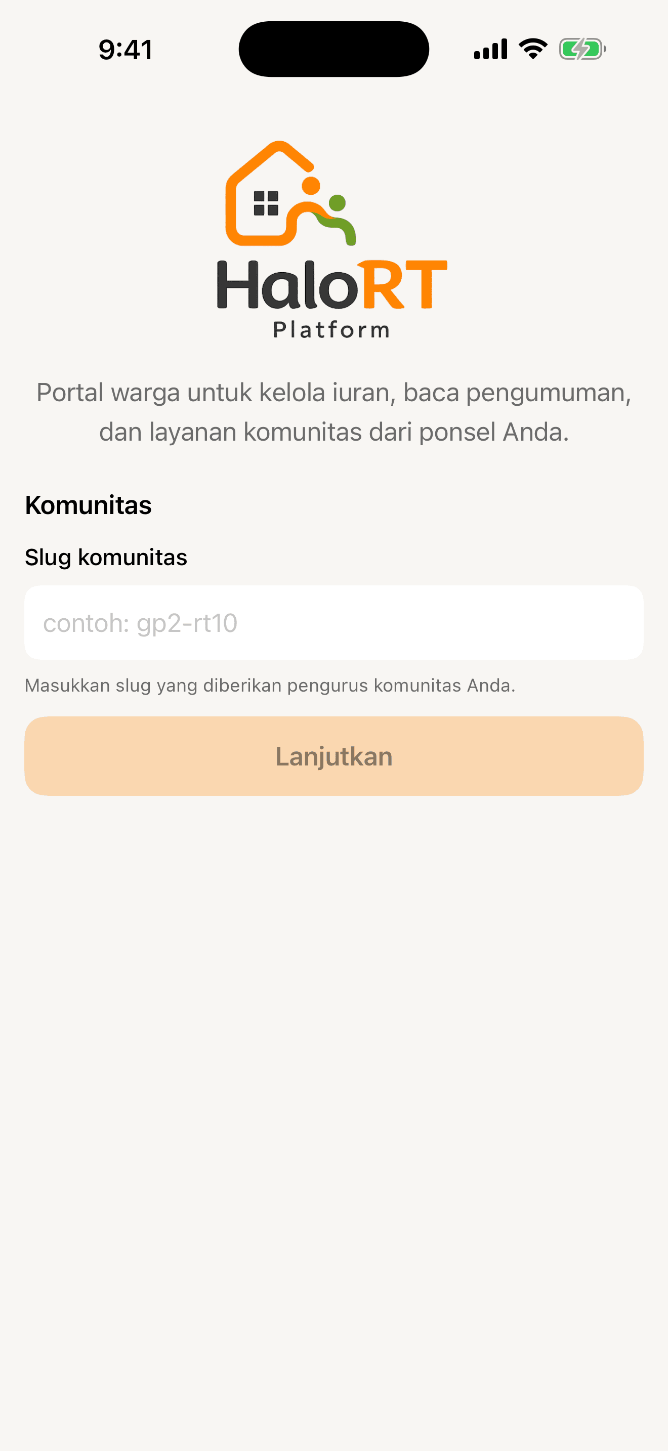 2. Pilih komunitas