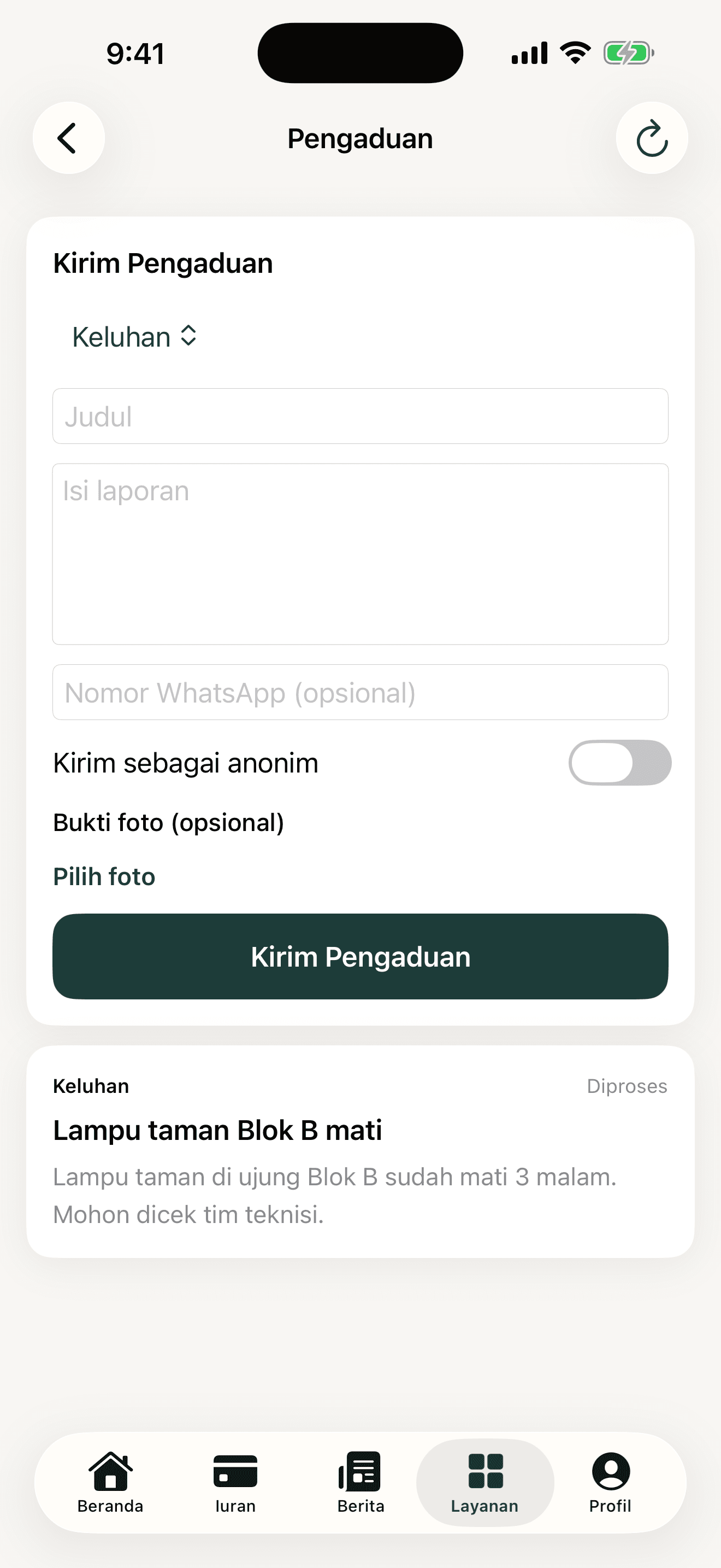 10. Pengaduan