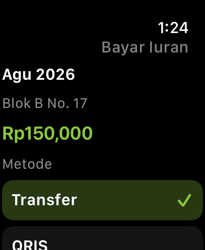 3. Bayar iuran