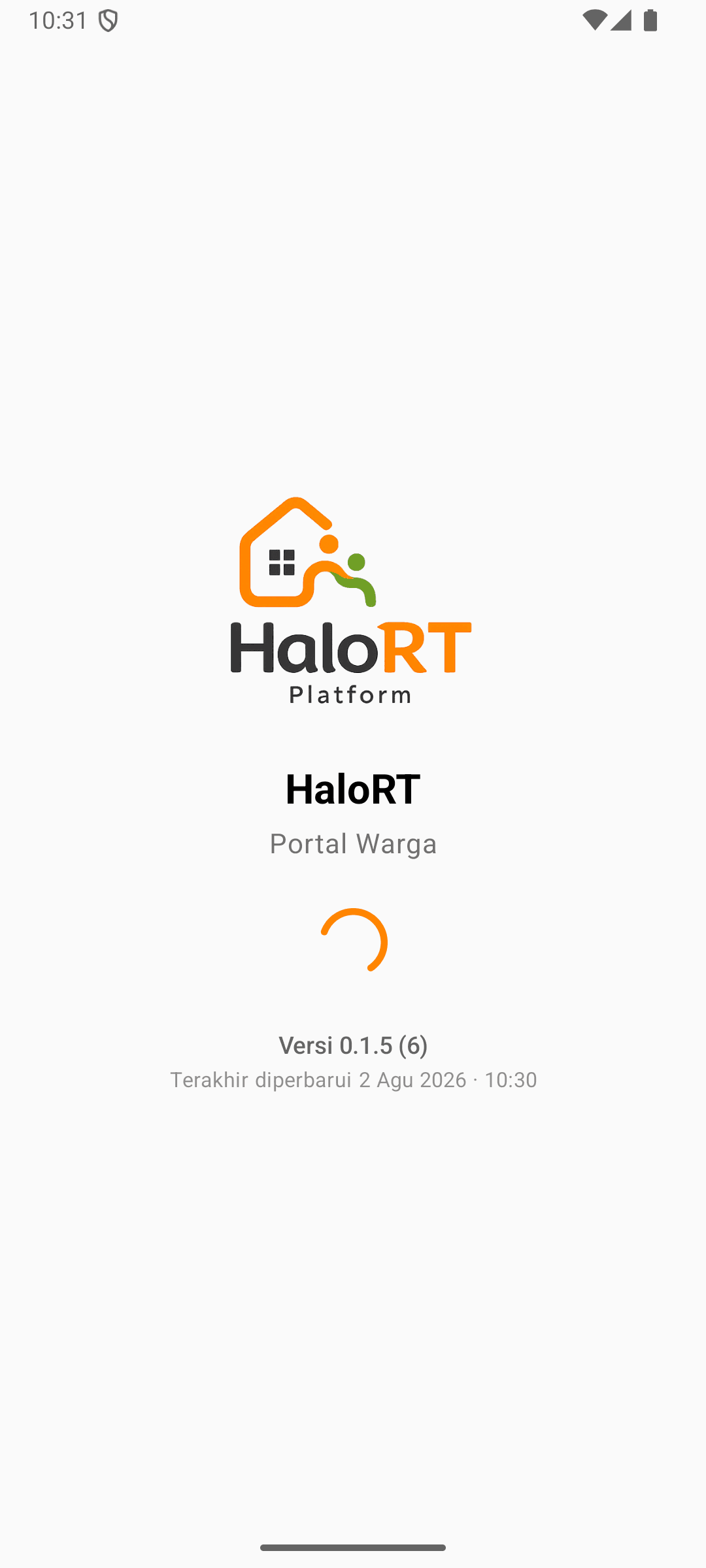 1. Splash screen