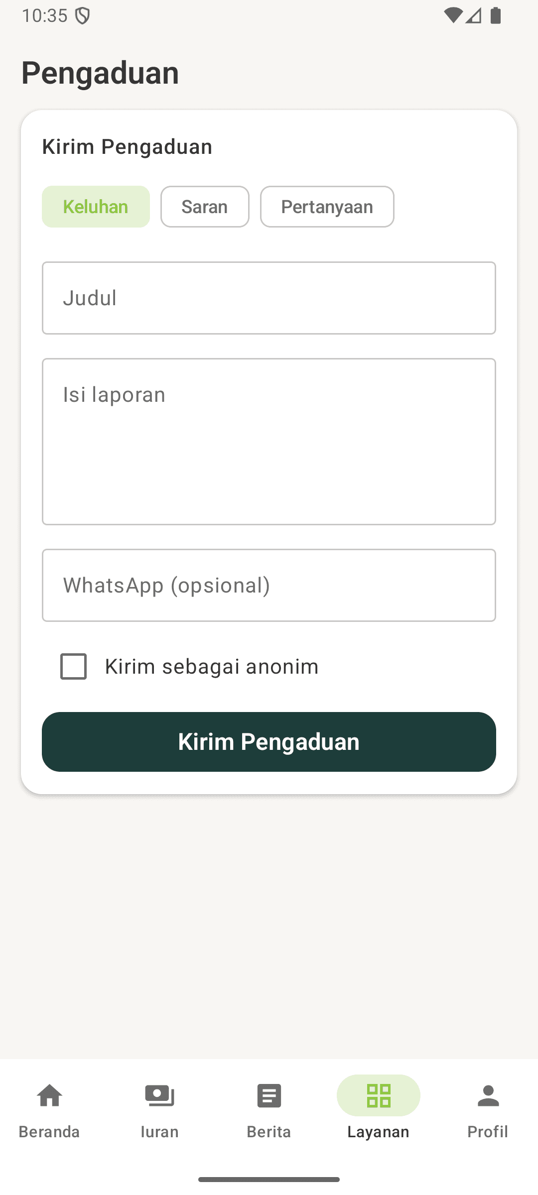 9. Pengaduan